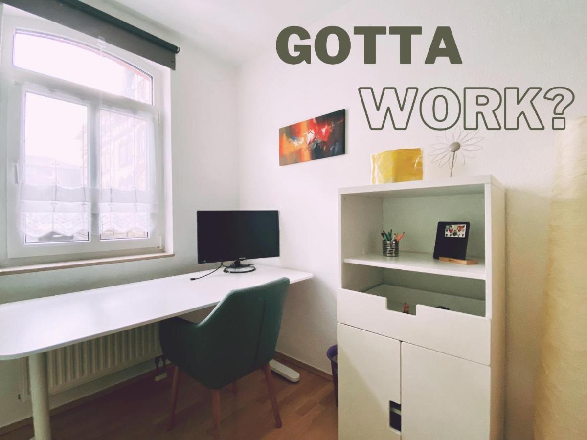 Zentral & Ruhig, Ideal Fuer Home Office Mit Garten Jena Exterior foto